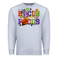 Heather Grey hocus focus halloween teacher Premium Sweatshirt - BarkalooDesign