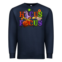 Navy hocus focus halloween teacher Premium Sweatshirt - BarkalooDesign