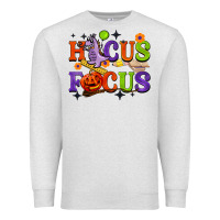 Oatmeal Heather hocus focus halloween teacher Premium Sweatshirt - BarkalooDesign