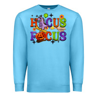 Ocean Blue hocus focus halloween teacher Premium Sweatshirt - BarkalooDesign