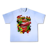 Grape Ice free ish juneteenth lips Urban Heavy Tee - CowGirlArtShop