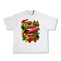 Lunar Rock free ish juneteenth lips Urban Heavy Tee - CowGirlArtShop
