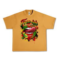 Peanut Butter free ish juneteenth lips Urban Heavy Tee - CowGirlArtShop