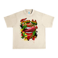 Sandshell free ish juneteenth lips Urban Heavy Tee - CowGirlArtShop