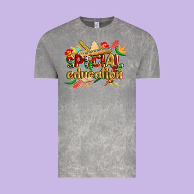 Cinco De Mayo Special Education Vintage Tee Designed By Cowgirlartshop