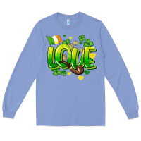 Colony Blue Love St. Patrick's Day Long Sleeve Tee - HowdyJamesFarm