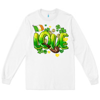 White Love St. Patrick's Day Long Sleeve Tee - HowdyJamesFarm