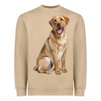 Mushroom Labrador Retriever llustrations Heavyweight Sweatshirt - LillyAllenDesigns