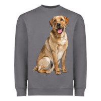 Storm Labrador Retriever llustrations Heavyweight Sweatshirt - LillyAllenDesigns