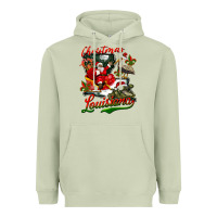 Matcha louisiana christmas with  afro santa Heavyweight Hoodie - BarkalooDesign