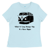 Baby Blue What A Long Strange Trip It s Been Hippie Ladies Tee - Bettercallsaul