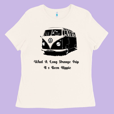 What A Long Strange Trip It S Been Hippie Ladies Tee Designed By Bettercallsaul