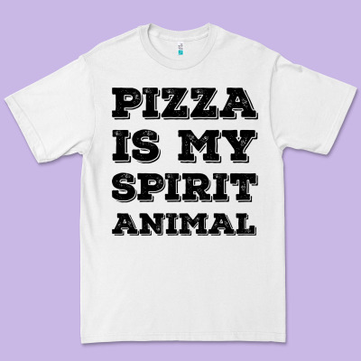 Pizza Is My Spirit Animal Premium Tee Designed By Bettercallsaul