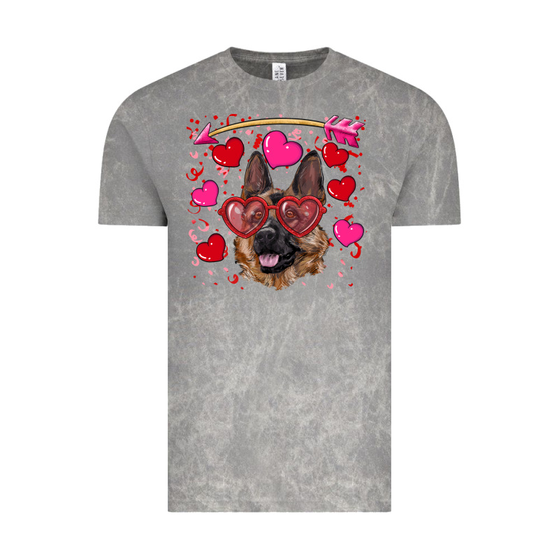 Valentine's German Shepherd Vintage Tee by RanaPortraitStore | Teevron