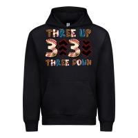 Black three up three down Urban Hoodie - AdoDesignShop