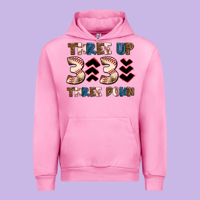 Three Up Three Down Urban Hoodie Designed By Adodesignshop