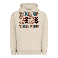 Pigment French Oak three up three down Urban Hoodie - AdoDesignShop