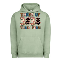 Pigment Oil Green three up three down Urban Hoodie - AdoDesignShop