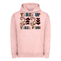 Pigment Salmon three up three down Urban Hoodie - AdoDesignShop