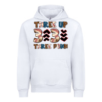 White three up three down Urban Hoodie - AdoDesignShop