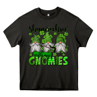 Asphalt shamrockin' with my gnomies st patrick's day Heavy Core Tee - Jasminsmagicworld
