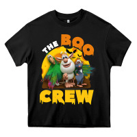 Black booba the boo crew halloween costume for kids boys girls Heavy Core Tee - trangStudio