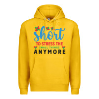 Lemon life is too to stress the small things anymo Premium Hoodie - CowhideDigitalArt