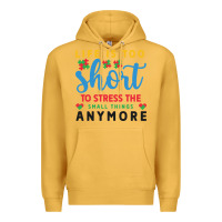Mustard life is too to stress the small things anymo Premium Hoodie - CowhideDigitalArt