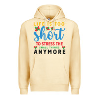 Pina Colada life is too to stress the small things anymo Premium Hoodie - CowhideDigitalArt
