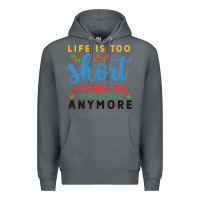 Rock life is too to stress the small things anymo Premium Hoodie - CowhideDigitalArt