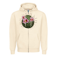 Sandshell arizona fishhook cactus Zipper Hoodie - LillyAllenDesigns