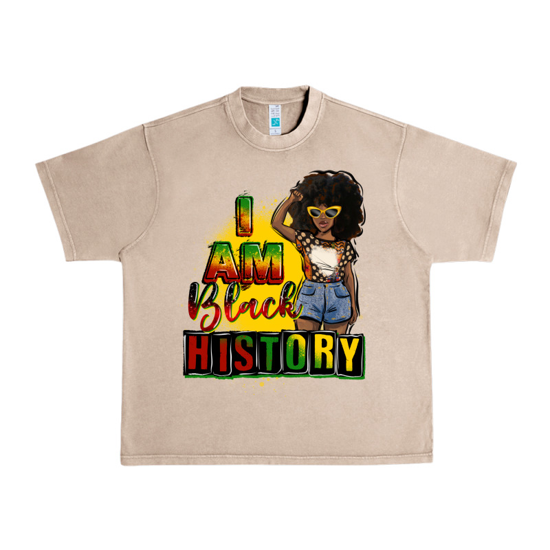 I Am Black History Juneteenth Urban Heavy Tee by CowGirlArtShop | Teevron