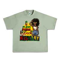 Oil Green i am black history juneteenth Urban Heavy Tee - CowGirlArtShop