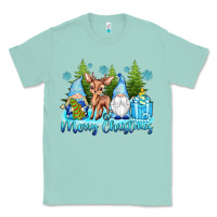 Seafoam merry christmas gnomes Classic Tee - texasbilliewilder
