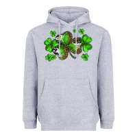 Heather Grey st. patricks day shamrocks Heavyweight Hoodie - BarkalooDesign