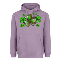 Lavender st. patricks day shamrocks Heavyweight Hoodie - BarkalooDesign