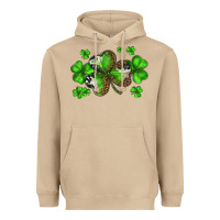 Mushroom st. patricks day shamrocks Heavyweight Hoodie - BarkalooDesign