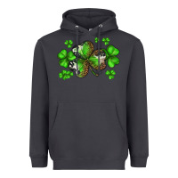 Smoke st. patricks day shamrocks Heavyweight Hoodie - BarkalooDesign
