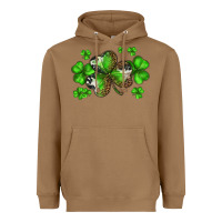 Toasted Coconut st. patricks day shamrocks Heavyweight Hoodie - BarkalooDesign