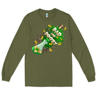 Army Green Bad and boozy Long Sleeve Tee - CowGirlArtShop