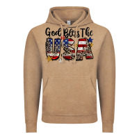Vintage Coffee god bless the usa Vintage Hoodie - CowGirlArtShop