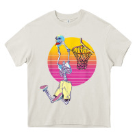 Cream basketball player halloween pumpkin skeletons kids boys Heavy Core Tee - trangStudio