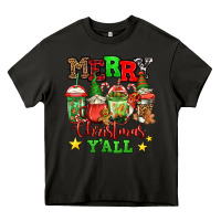 Asphalt merry Christmas y'all gnome coffee Heavy Core Tee - Jasminsmagicworld