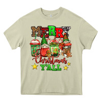 Mossy merry Christmas y'all gnome coffee Heavy Core Tee - Jasminsmagicworld