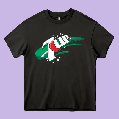 Best '7up's Drink Soda Heavy Core Tee Designed By Designpulse