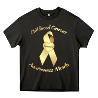Childhood Cancer Awareness Children Cure Kids Heavy Core Tee | Teevron