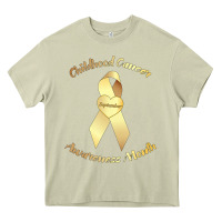 Mossy childhood cancer awareness children cure kids Heavy Core Tee - DesignPulse
