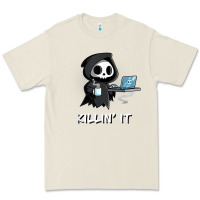 Bone killin' it shirt funny grim reaper halloween sarcasm Premium Tee - trangStudio