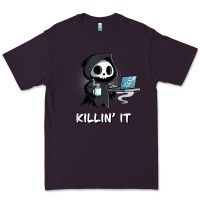 Plum killin' it shirt funny grim reaper halloween sarcasm Premium Tee - trangStudio