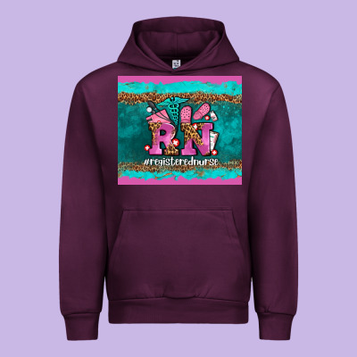 Rn Registered  Nurse Urban Hoodie Designed By Adodesignshop